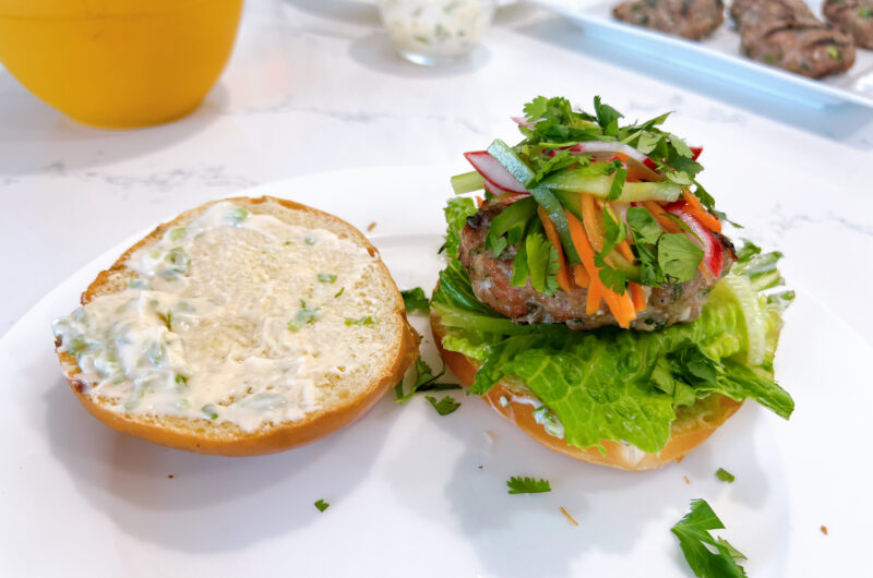 Pork Banh mi Burgers