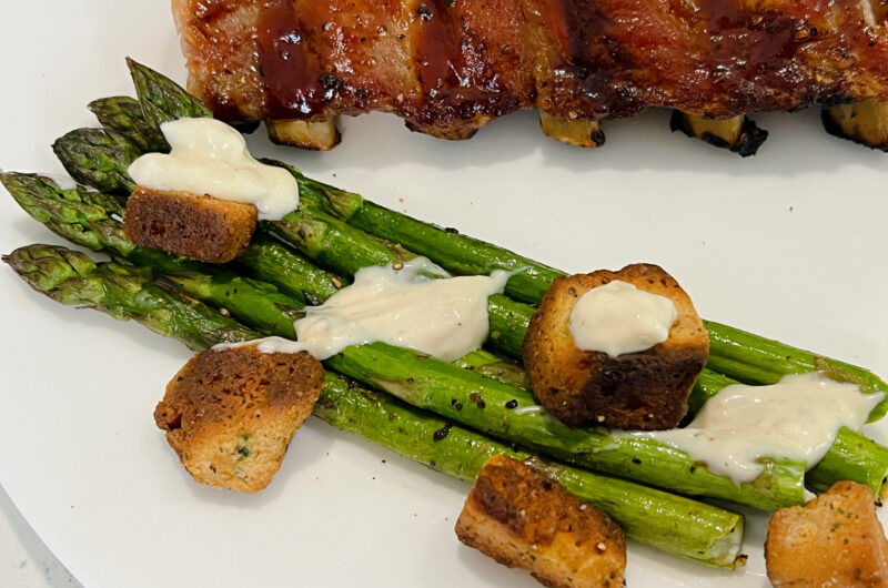 Roasted Caesar Asparagus