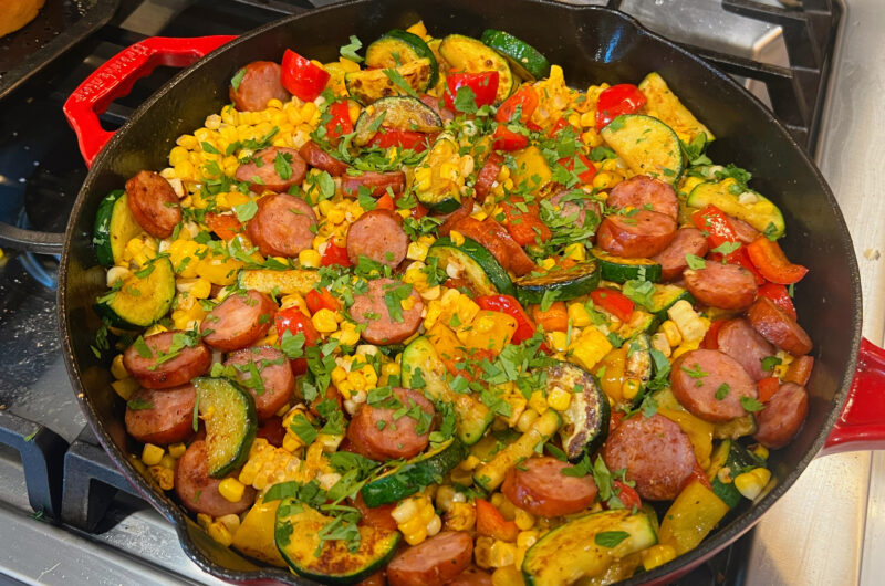 Sausage and Veggies Skillet