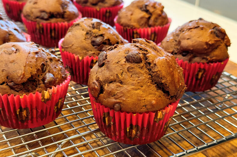 Chocolate Zucchini Muffins