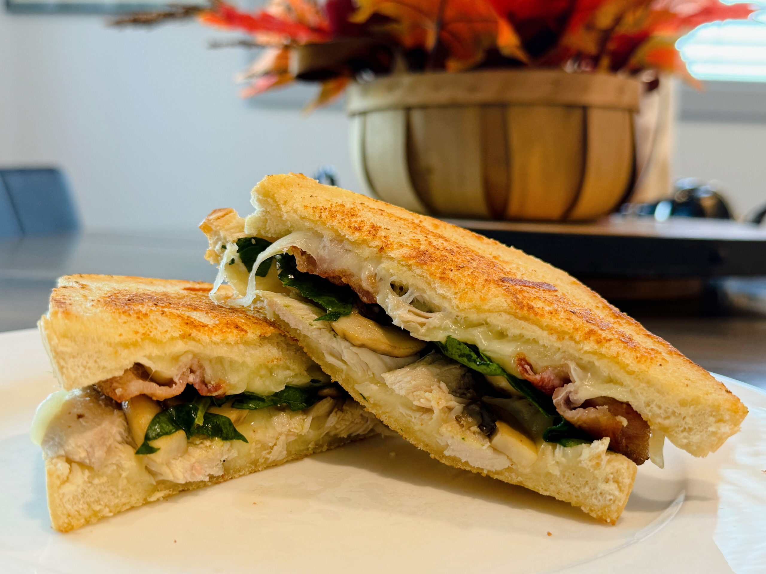 Grilled Turkey Florentine Sandwich