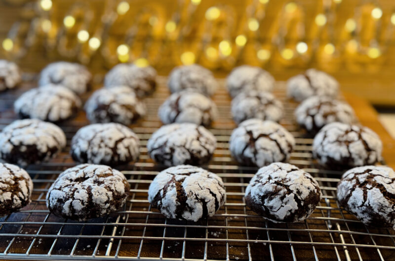 Chocolate Crinkle Cookies