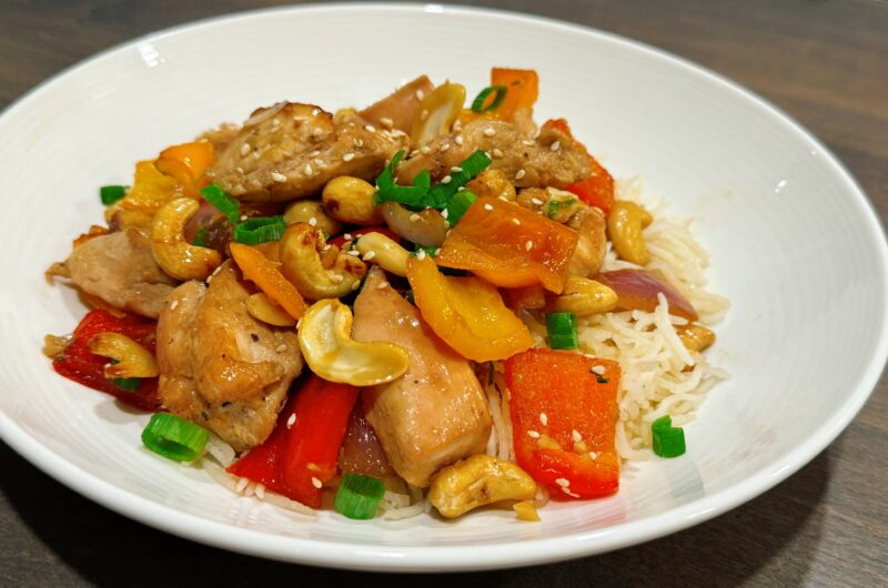 Sheet Pan Cashew Chicken