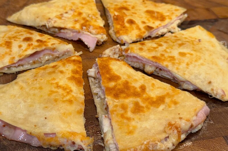  Chicken Cordon Bleu Quesadillas