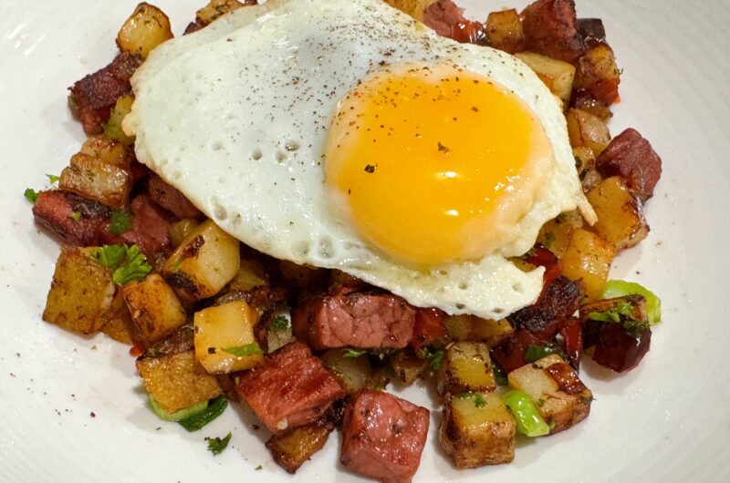 Corned Beef Hash and Eggs